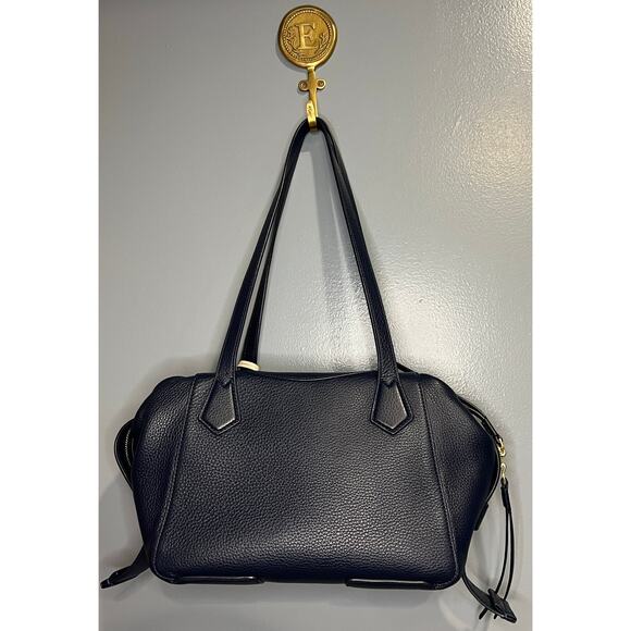 EUC Tory Burch Perry Balloon Multicolored Stripe Handbag - Picture 2 of 14